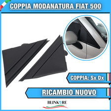 COPPIA MODANATURA TRIANGOLO ANTERIORE LATO GUIDATORE E PASSEGGERO PER FIAT 500