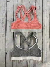 Bundle Of 2 Honeydew Modal Bralettes Comfortable Bras Grey Pink Size Medium
