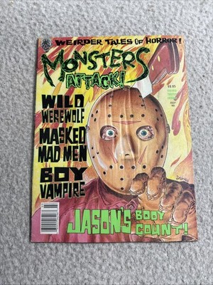 Monsters Attack! Magazine #3 July 1990 Jason s Body Count Ditko Colan
