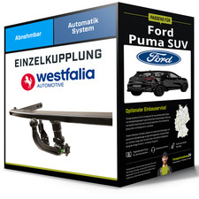 Abnehmbare Anhängerkupplung für FORD Puma SUV 09.19- Typ J2K / CF7 Westfalia NEU