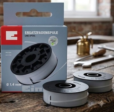 2 Fadenspule Spule passt für Einhell Royal RT BG-RT Blue BG-ET 5030 NEU