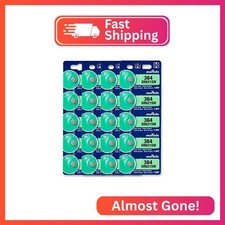 Murata 364 Battery SR621SW 1.55V Silver Oxide Watch Button Cell 20 Batteries