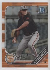 2019 Bowman Chrome Prospects Orange Refractor /25 Shaun Anderson #BCP-211 0b0