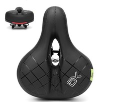 WIDE BIG BUM BIKE BICYCLE GEL CRUISER EXTRA COMFORT SPORTY SOFT PAD SADDLE SEAT