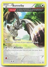 Primal Clash Bunnelby 121/160 Near Mint Pokemon UC Tcg Card