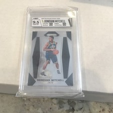 2017-18 Panini Prizm #117 Donovan Mitchell Rookie Card RC HGA 9.5 Gem Mt Inv. rookie card picture