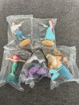 DISNEY APPLAUSE THE LITTLE MERMAID PVC TOY SET OF 5 BRAND NEW FREE SHIPPING