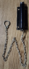 Antique Vintage Spring Loaded Barn Gate Door Latch Lock with Pull Chain