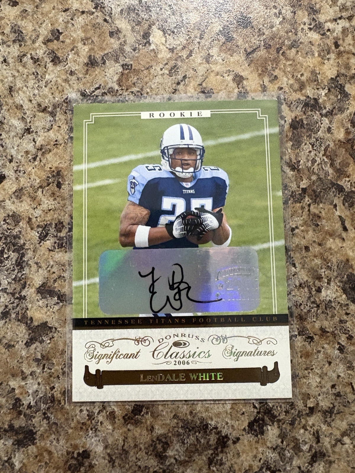 LenDale White Donruss Classics #122 Autograph