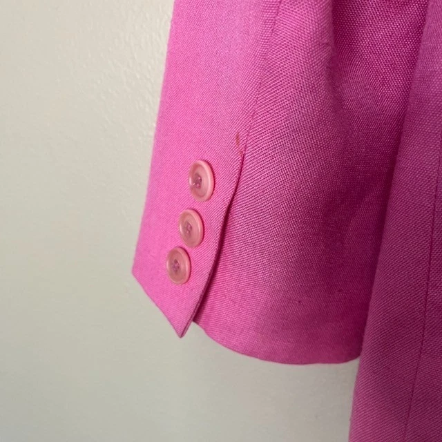 Женский блейзер Talbots Pink Linen-Blend размер 12 Yellow Label осень весна - Изображение 4 из 4