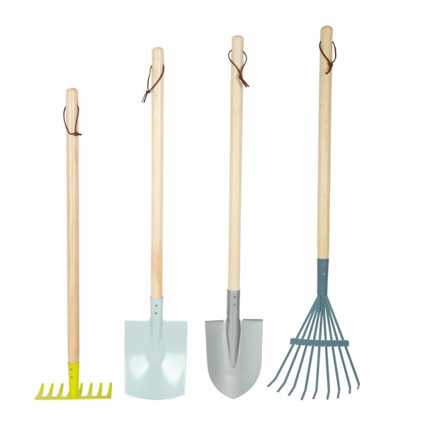 Legler Small Foot Gartenwerkzeug-Set, Spielwerkzeug 4-Tlg., Ab 3 Jahren, 12389-image