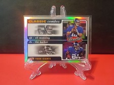 2022 Panini Classics - Classic Combos Eli Manning, Tiki Barber #CC-9 Silver