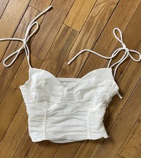 Princess Polly Stephano top bustier type top White size 4