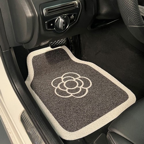 1/2/4PCS Camellia Automotive Floor Mats for Front Rear Seats - Picture 7 of 16