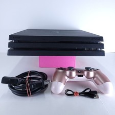 Sony PlayStation 4 Pro 1TB Console model CUH-7015B w/Rose Gold Controller