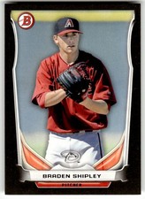 2014 Bowman Draft #TP-17 Braden Shipley Top Prospects Black Arizona Diamondbacks