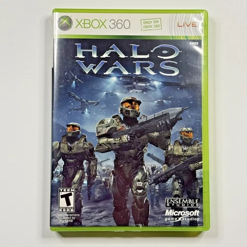Halo Wars Xbox 360 (2009) RTS Strategy Game Complete w/manual + Clean
