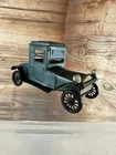 Vtg Bandai 1913 Packard Japan Metallic Blue Grey Tin Friction Car