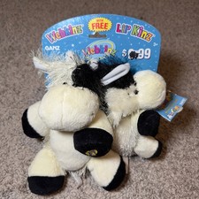 Webkinz Cow and Lil Kinz Cow Ganz Plush Stuffed Animal NEW SEALED CODES SET RARE
