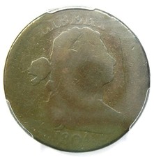 値下レア！◆US1798年 PCGS鑑定1stHairヘアースタイル S-160 1798 1C First Hair Style, BN (Regular Strike) Draped Bust Cent