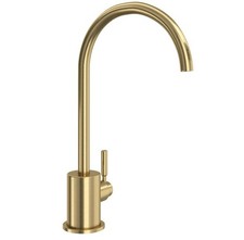Rohl R7517AG Lux 0.5 GPM Cold Water Dispenser, Antique Gold