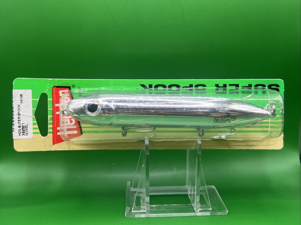 ヘドン　DOWAGIAC SPOOK Vintage Heddon Dowagiac Super Spook Fishing Lure X 9256 11 Nickel