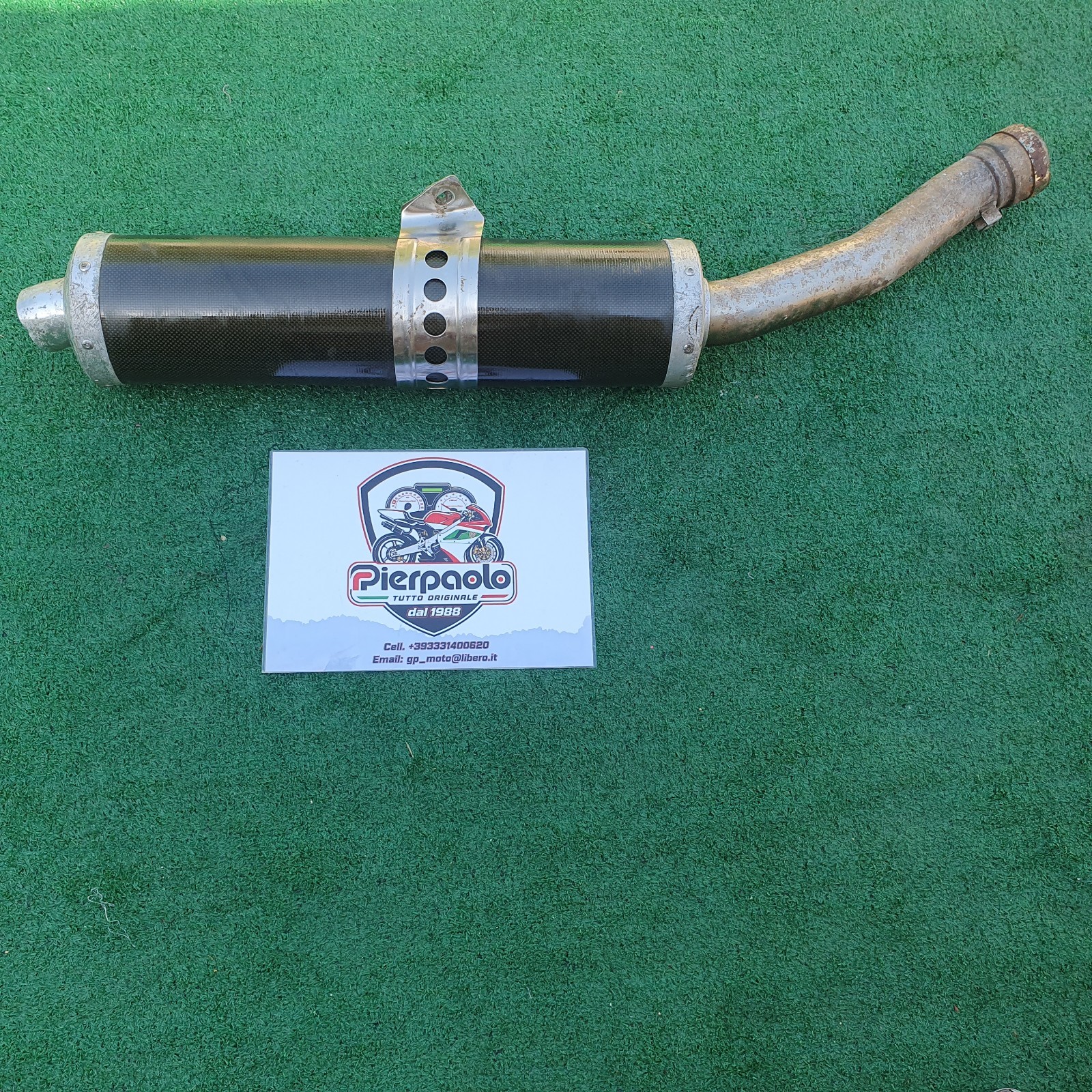Terminale di scarico in carbonio Yamaha R1 1998/1999 prima serie