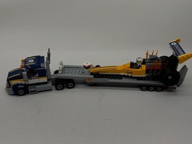 LEGO #60151 City - Dragster Transporter (2017) W/Mini & Instructions