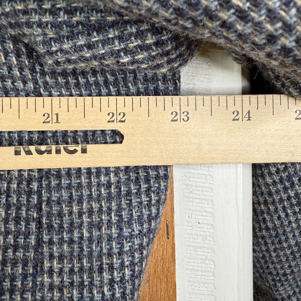 Винтажный Chaps Ralph Lauren Blazer мужской 44R серый гончая Tweed Sport пальто шерсти - Изображение 3 из 4