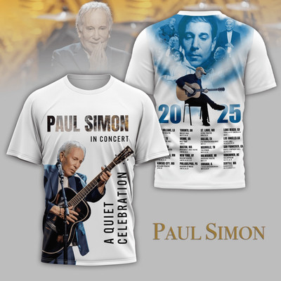 Paul Simon in concert 3D SHIRT AOP ADULTS SHIRT XZ1056