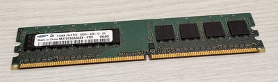 RAM: Samsung M378T6553CZ3-CD5 [512MB|DDR2|PC2-4200|533Mhz]