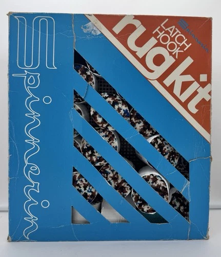 Vtg Latch Hook Kit Wool Rug Pillow Craft Art Vintage 1970s Christmas Wisemen