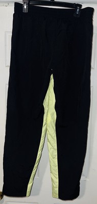 Puma BMW Motor Sport Racing Black/Neon Yellow Track Pants Mens