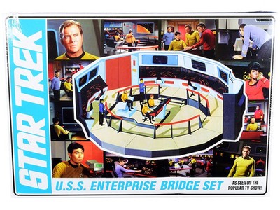 Skill 2 Model Kit U.S.S. Enterprise Command Bridge Set ''Star Trek'' (1966-1969) T