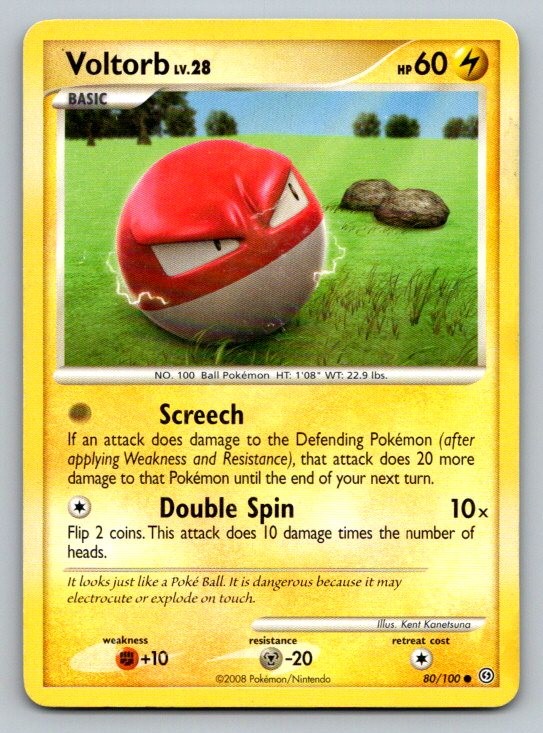 Voltorb (80) Stormfront 80/100 DMG