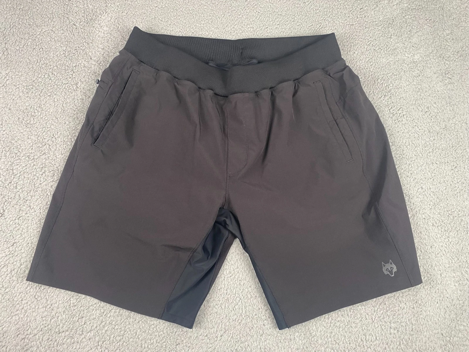 Greyson Coywolf Shorts Mens XL Shepherd Black Lined Brief Nylon Stretch Golf