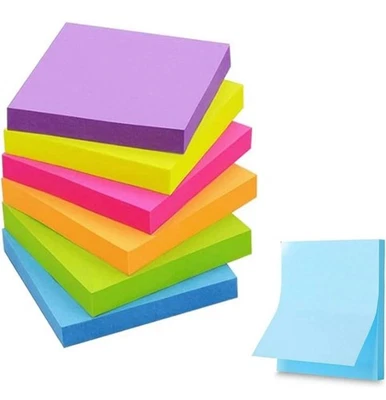 Post It Notes Pop-up, Sticky Notes, 3x3 Inches, 9 Pads, Bright Colors Self-st...