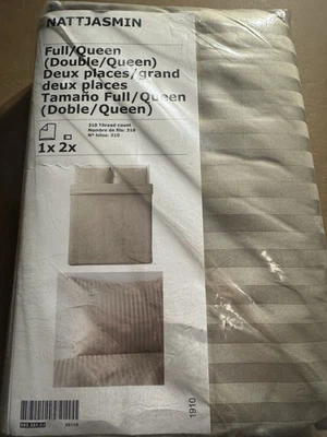 IKEA OF SWEDEN Ikea NATTJASMIN Duvet cover and pillowcases Queen Full Beige 503.280.62