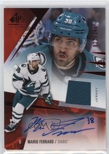 2023-24 Upper Deck SP Game Used Jersey Auto 22/149 Mario Ferraro #71 Auto 1q7q