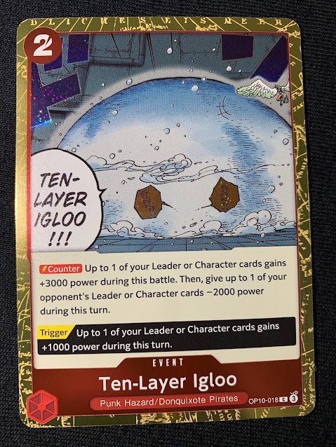 Ten-Layer Igloo (Pirate Foil) OP10-018 Premium Booster -The Best- Vol. 2 Foil