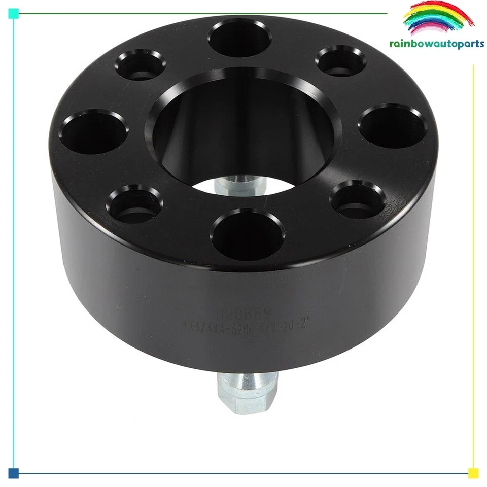 2 Pcs 2" 4x4 4x101.6 Wheel Spacers 62mm CB For ClubCar Cafe Express EZ-Go Valor - Image 3 of 4