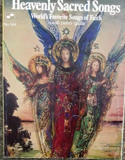 Heavenly Sacred Songs No. 144 Vocal Piano Guitar Creative Concepts 1984