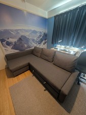 IKEA Friheten Grey Corner Sofa Bed with Storage