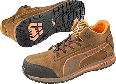Puma Dash Mid Safety Toe Sneaker - Brown