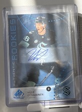 VILLE OTTAVAINEN 2025-26 Upper Deck SP Game Used Blue Autograph AUTO