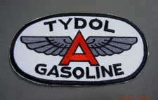 Tydol Gasoline  Embroidered Iron-On Uniform-Jacket Patch 4.25" x 2.50"