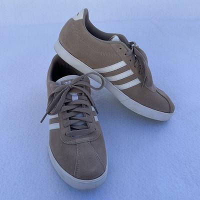 Adidas Womens Neo Courtset Beige Casual Shoes Sneakers Size 9 Ortholite Float