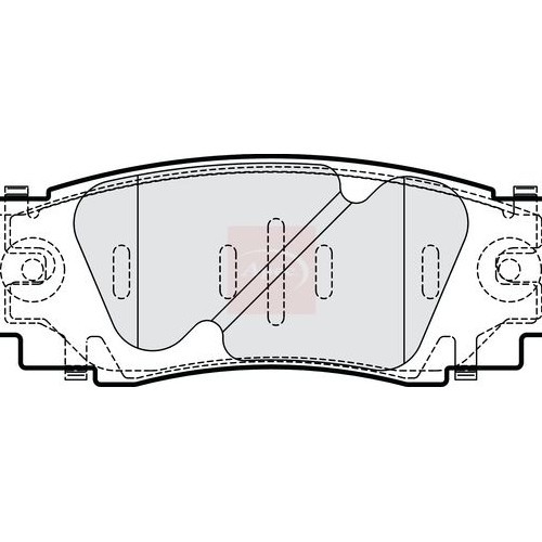 For TOYOTA PRIUS W6 2023 on BRAKE PADS (REAR) (R90) PAD2307