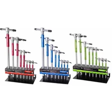 Powerbuilt T-Handle Torx and Hex Key Wrench Kit, SAE & Metric