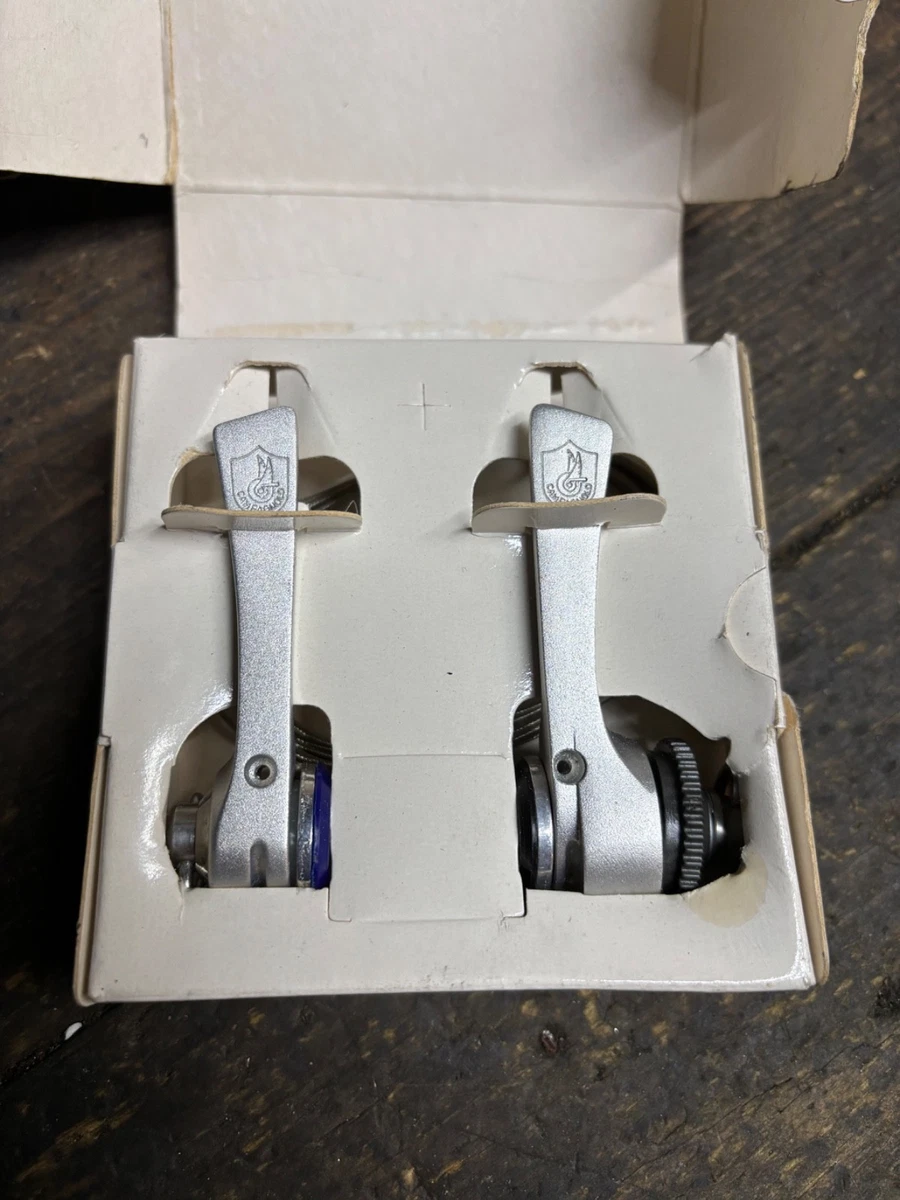 Commandes De Vitesse Campagnolo C Record SL-01RE CG 8v – Argent – Excellent état
